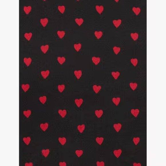 SOLD OUT NWT KATE SPADE Mini Hearts Silk Scarf Bandana Size O/S - Picture 3 of 7